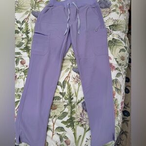 Lavender Dew Yola™ High Waisted 2.0 - Tall Skinny Scrub Pants size L Tall